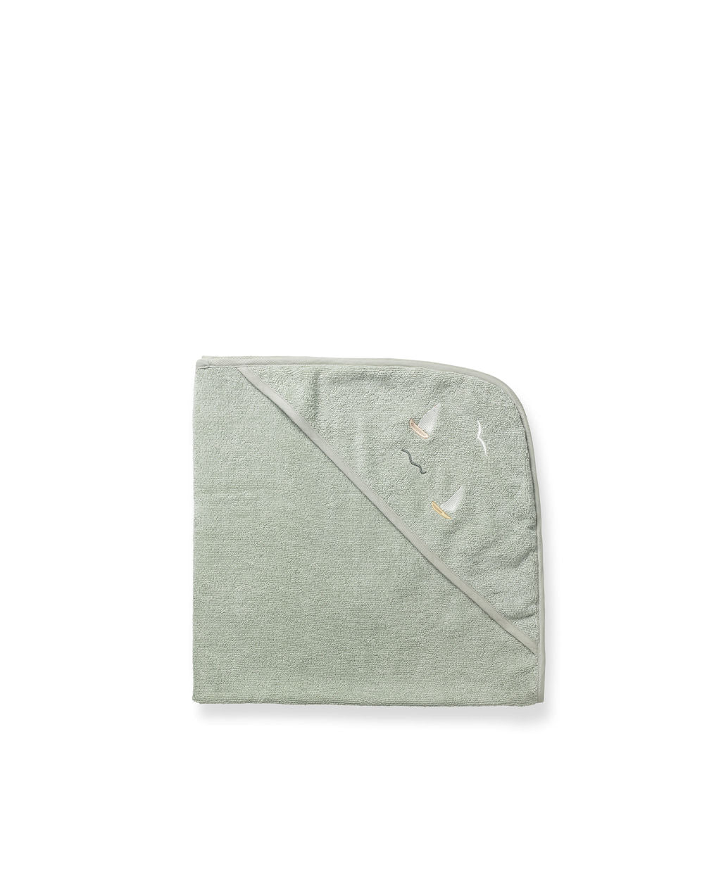 Petal Baby Kapuzen Handtuch / Sailboats
