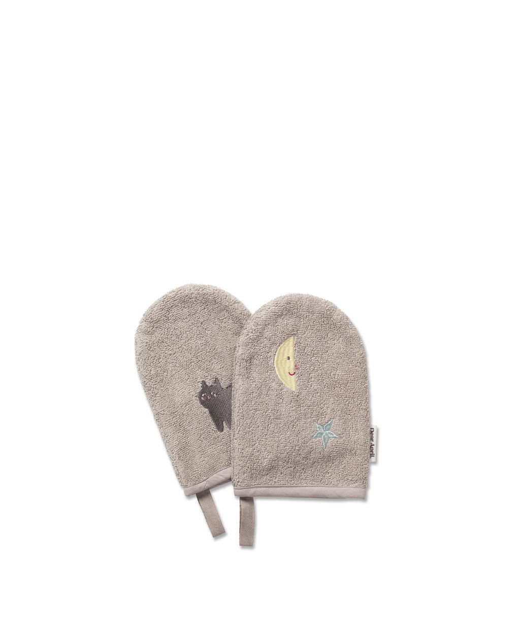 Waschlappen Mond Katze 2er Pack