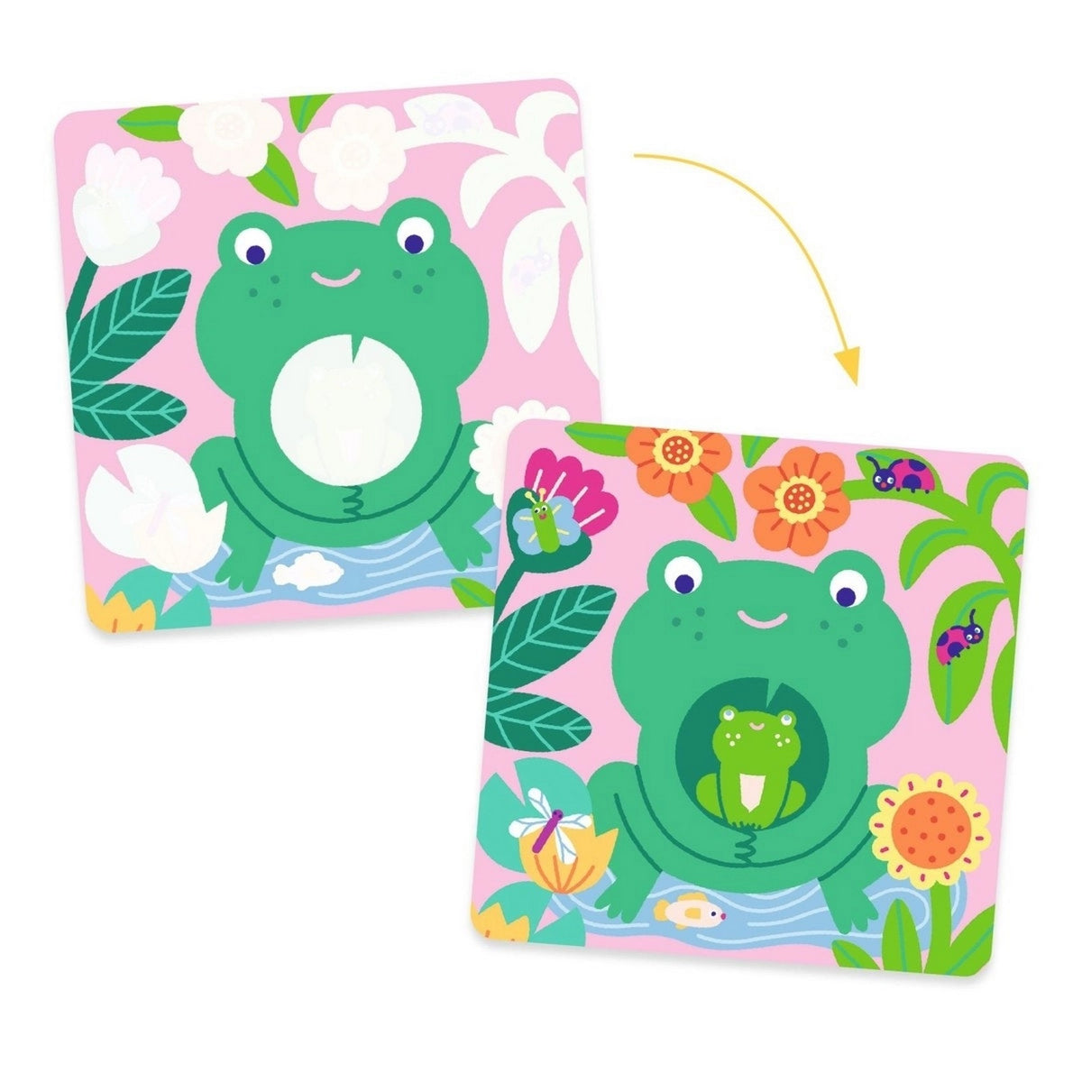 Magisches Ausmalen - Gartentierbabies