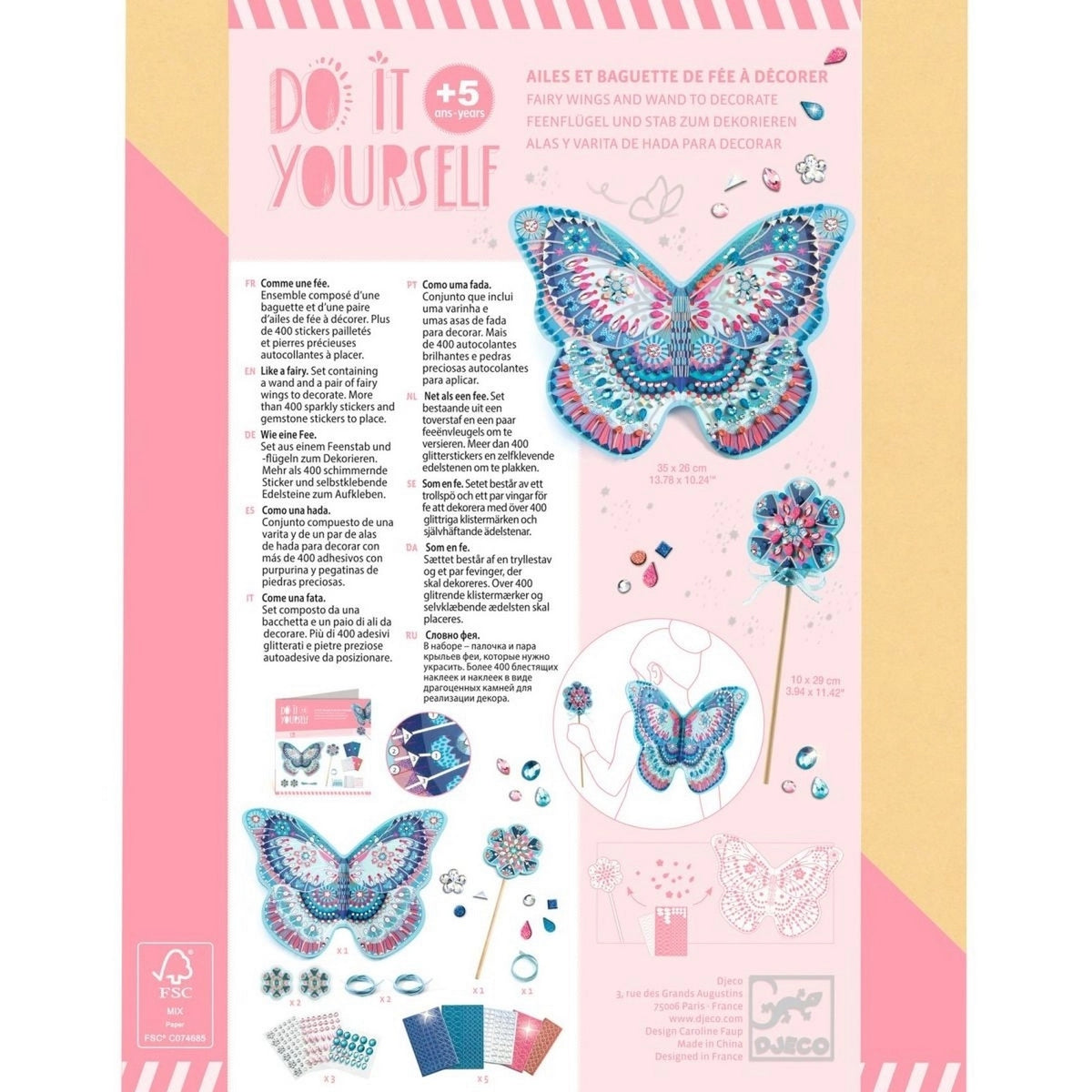 DIY: Feenflügel & Zauberstab