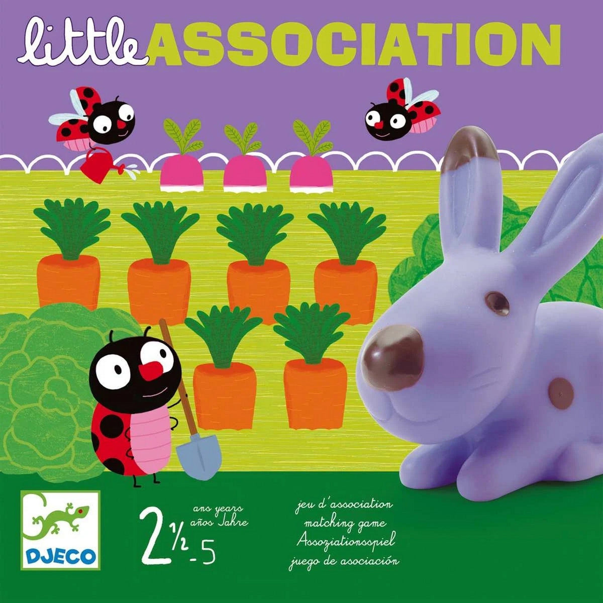Toddler Spiele Little association mit Tierfiguren und Umgebungskarten für Kleinkinder ab 2,5 Jahren