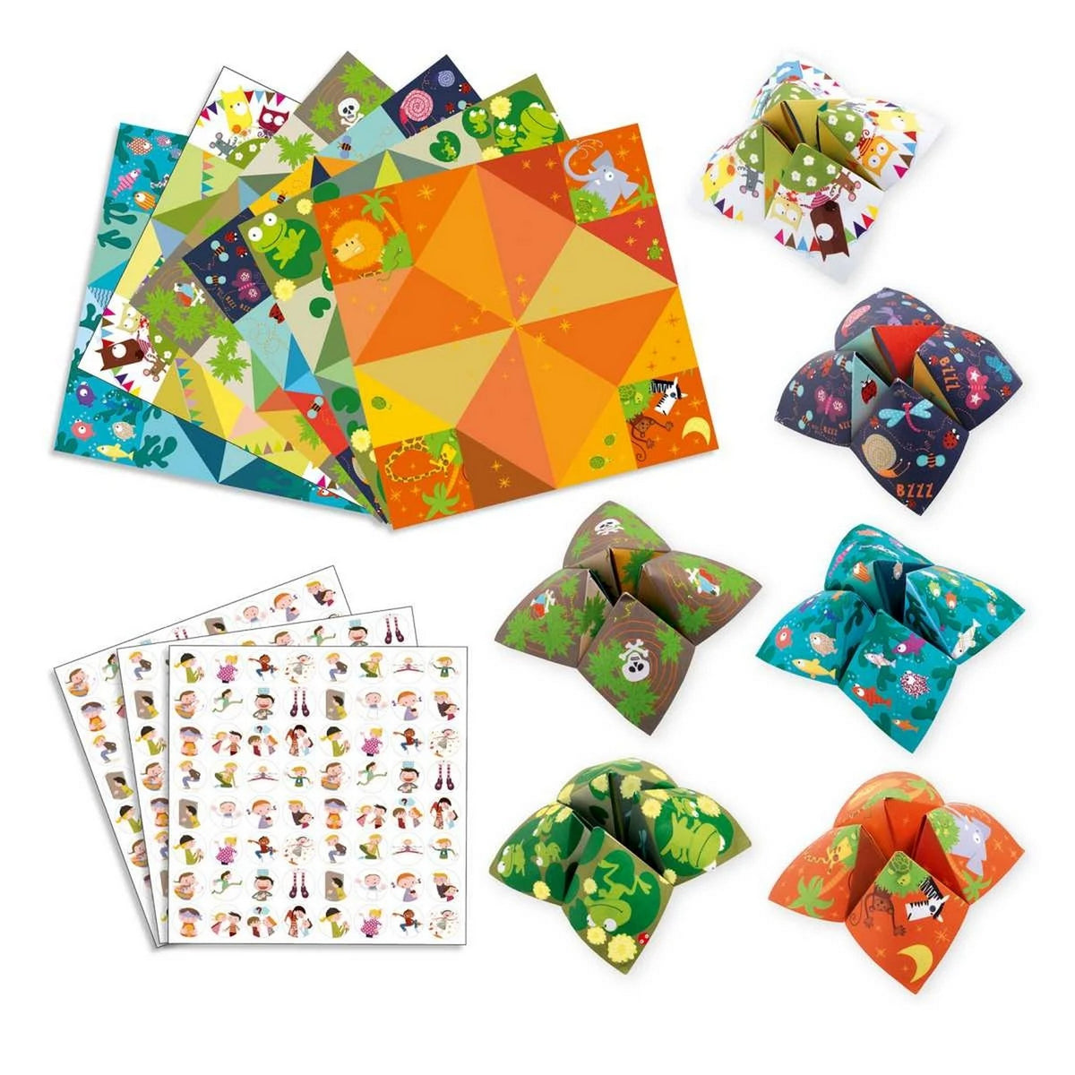 Origami: Himmel und Hölle Tiere