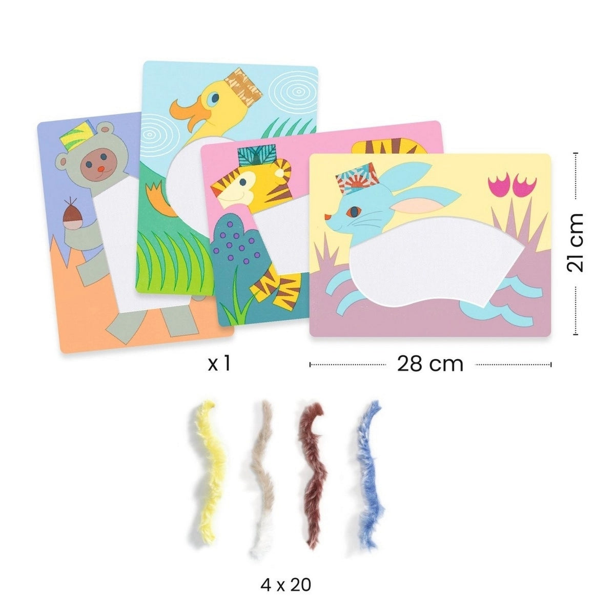 Bastelpackung 3-6: Mit Hut