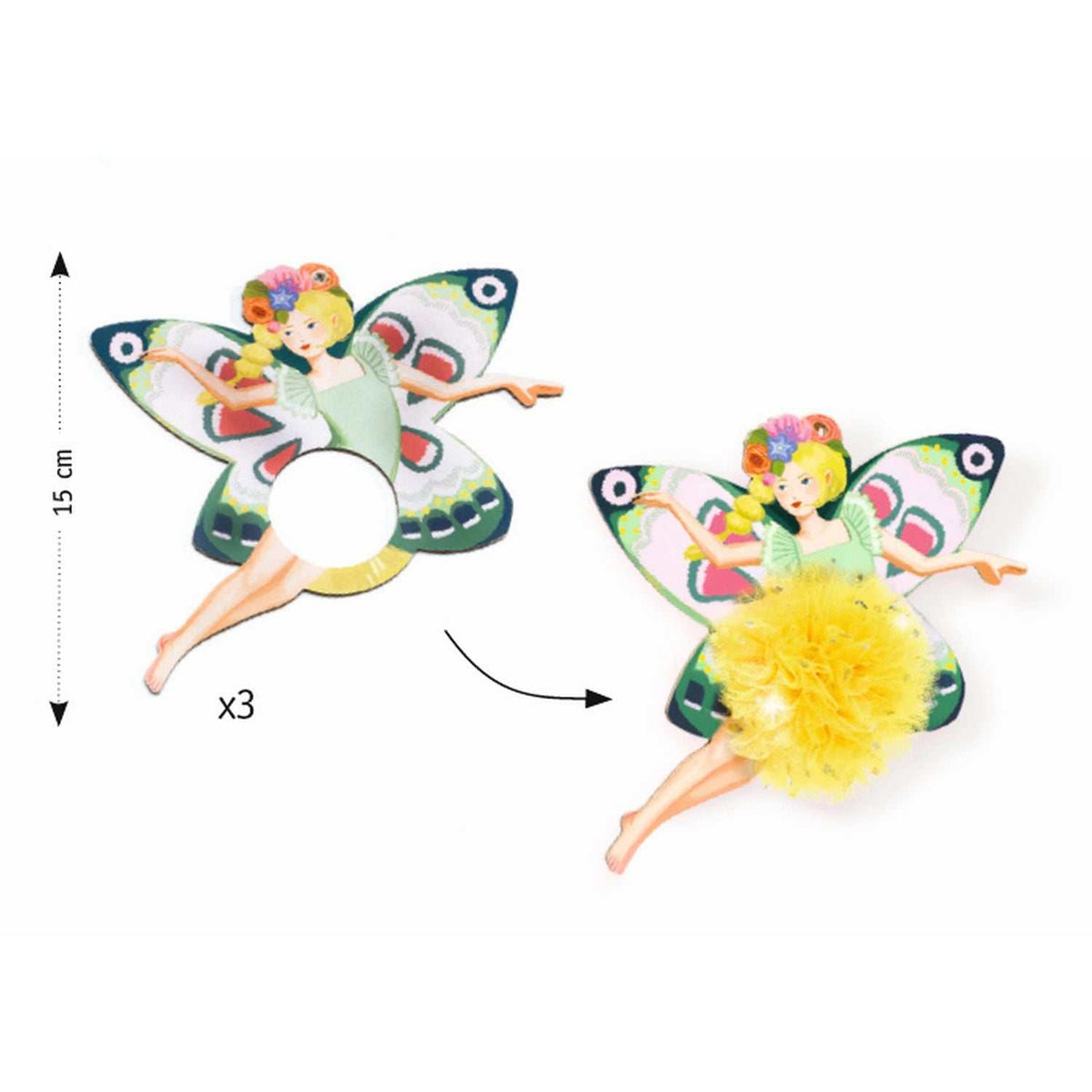 Wolle: Pompoms Feen