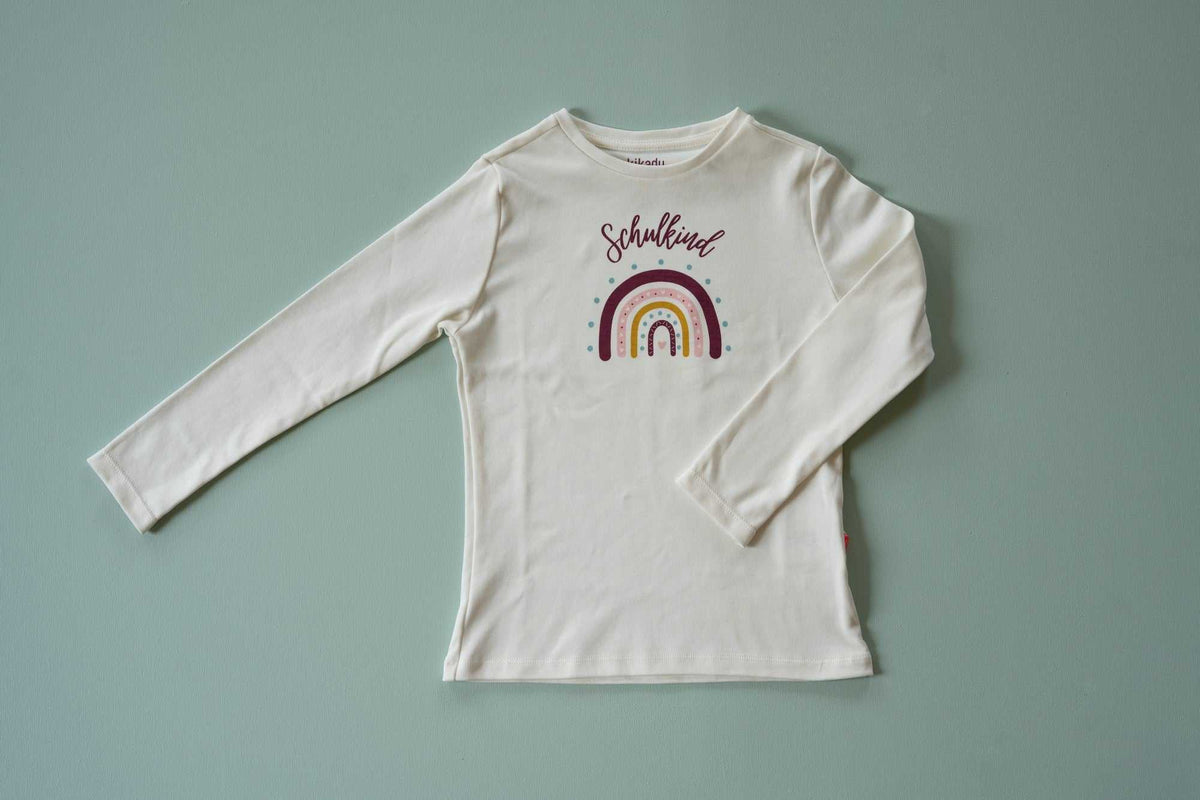 Schulkindshirt Regenbogen