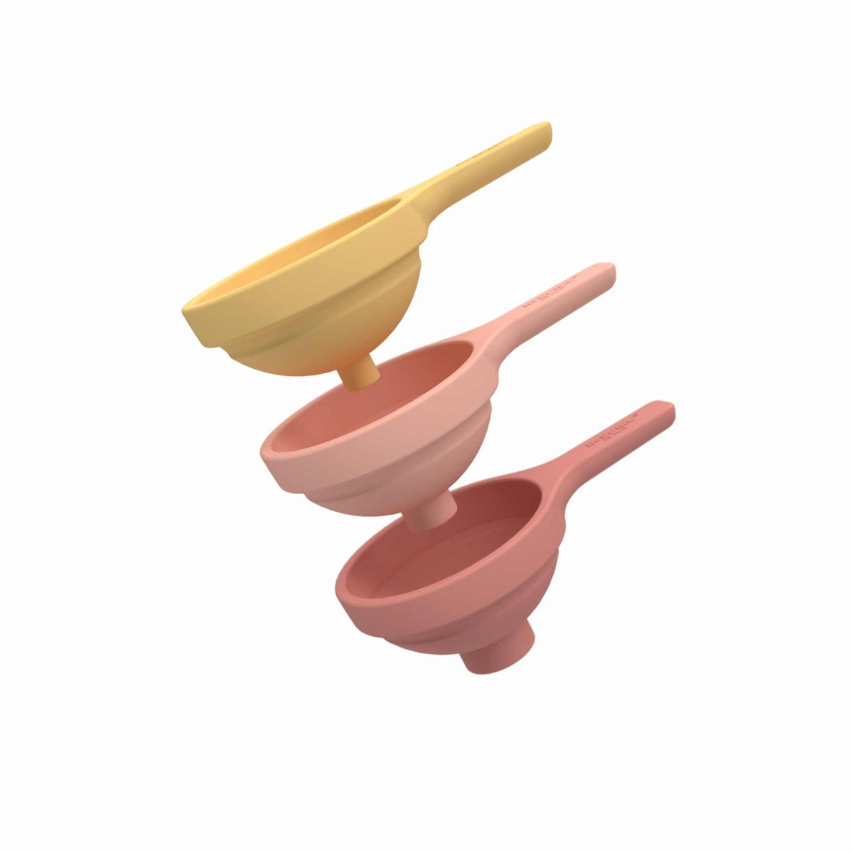Sensorik Trichter-Set Coral/Yellow