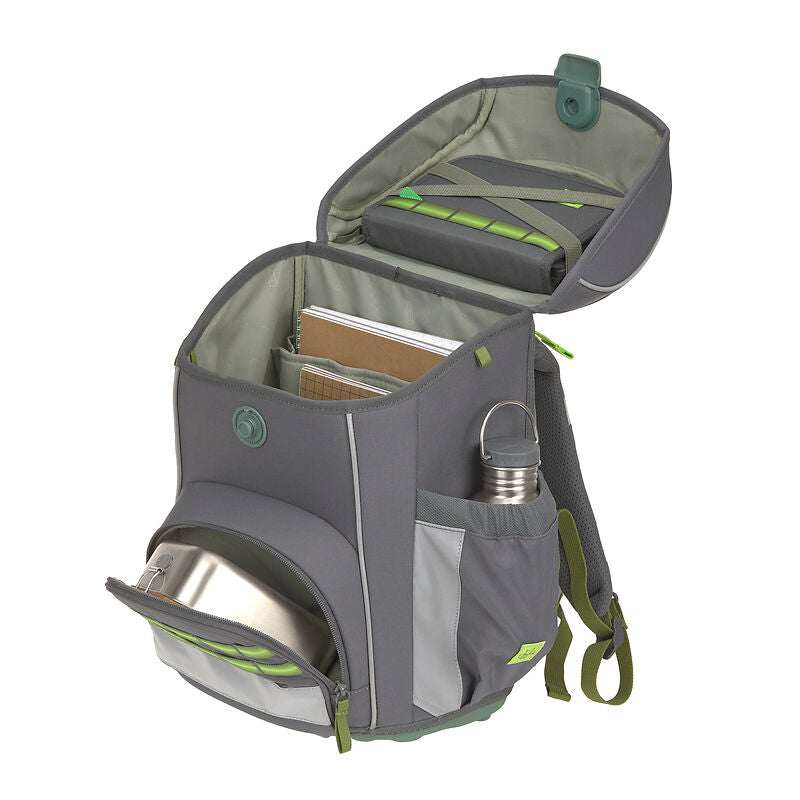 Schulranzen Set 7-teilig Slim, Unique Anthrazit