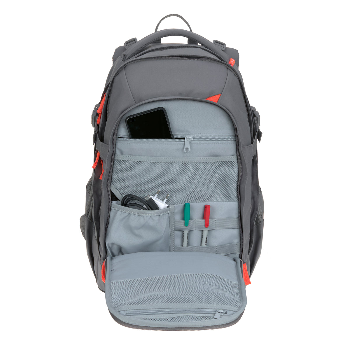 Schulrucksack Origin Bold Anthrazit/Grau