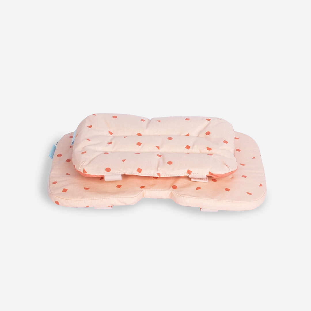 Klapp Kissen Set/ Coral Pink