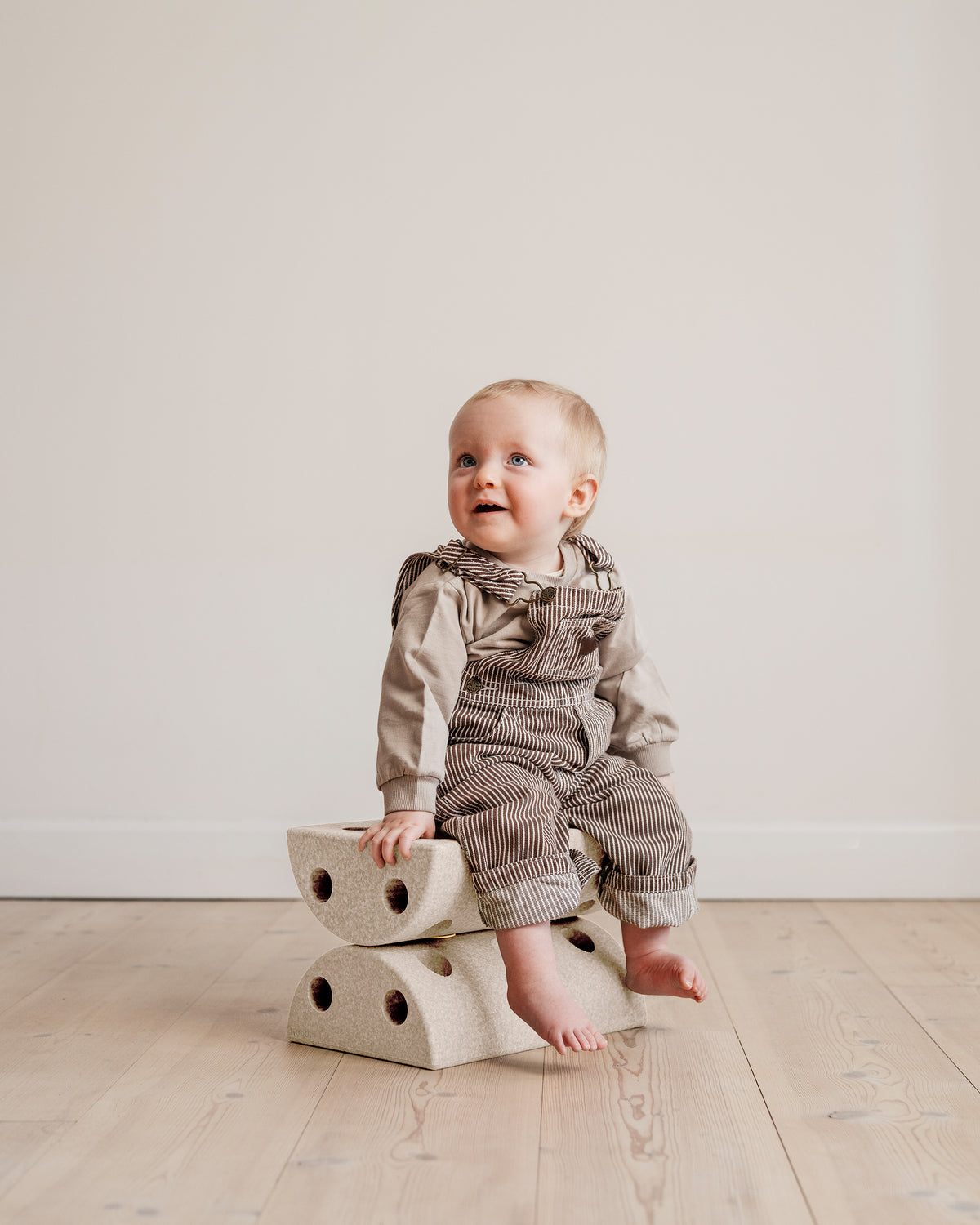 Kinderhocker / Roller 4 tlg. Sand Grey / Honey Yellow