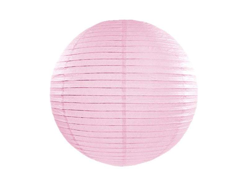 Hellrosa Papierlaterne 20 cm Partydeko für gemütliche Stimmung