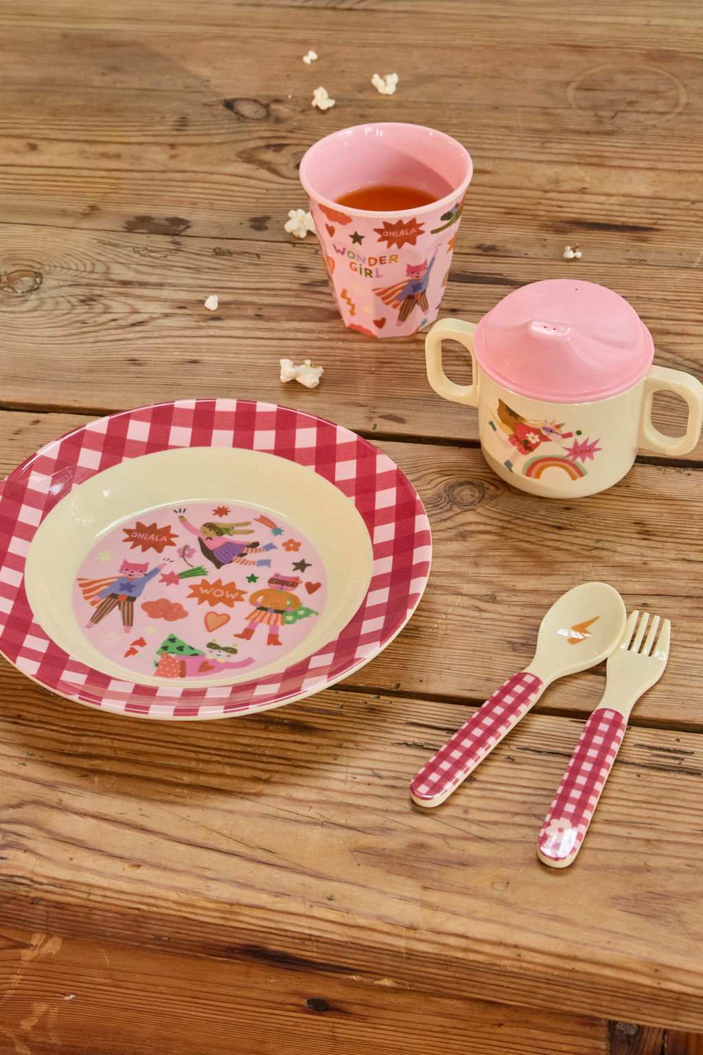 Babylöffel & Gabel/ Hero Pink