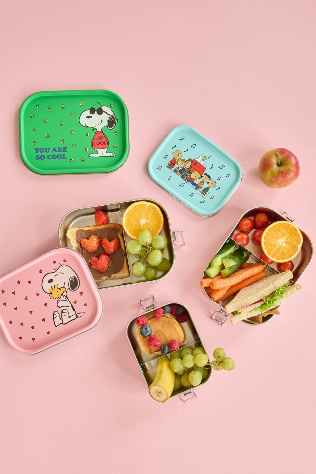 Edelstahl Lunchbox Snoopy Print