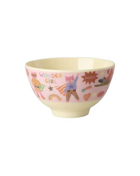 Kleine Schale/ Hero Print rosa