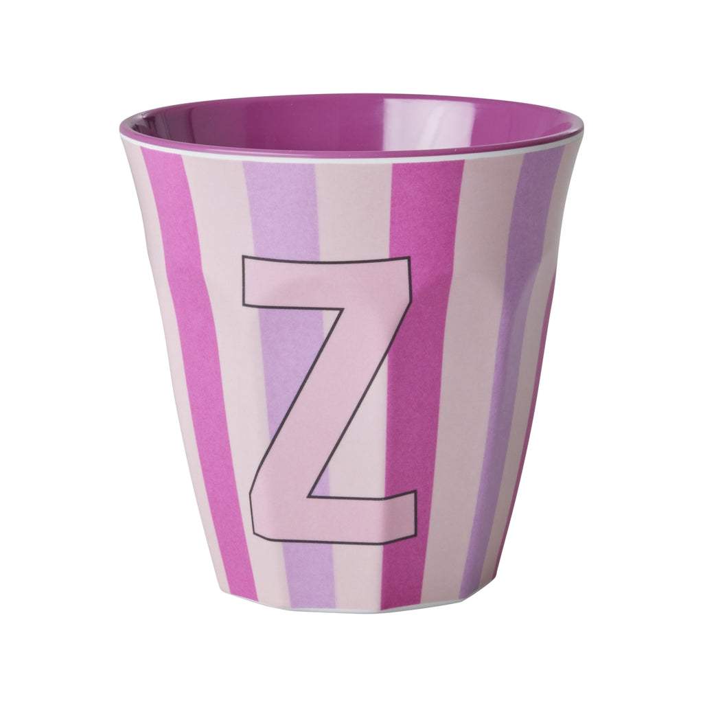 Buchstabenbecher Z Melaminbecher 250 ml mit Alphabet-Print