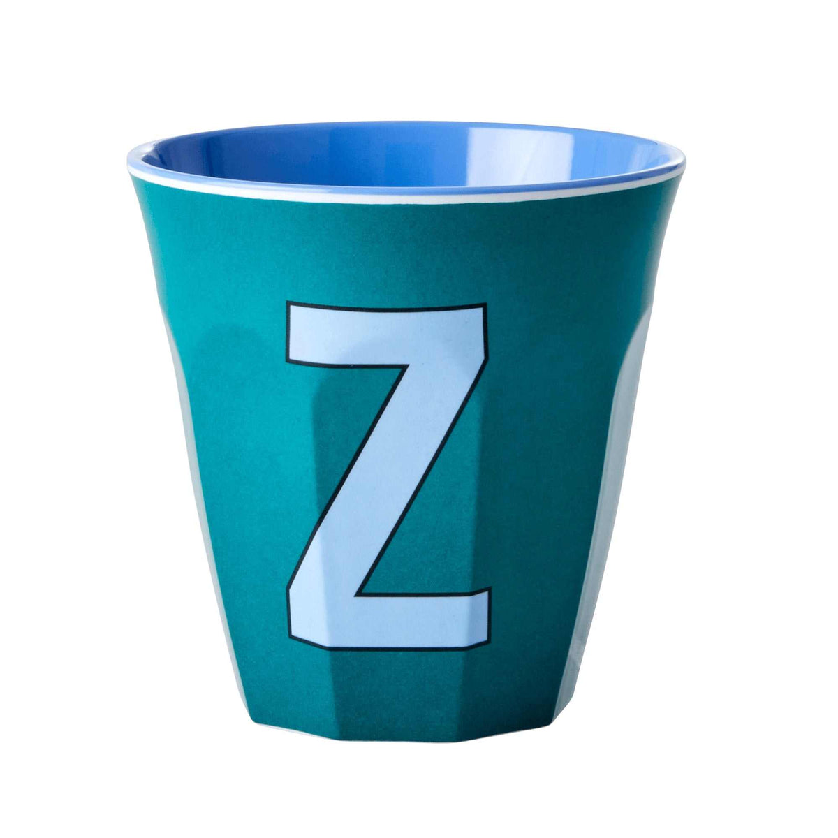 Melaminbecher Buchstabenbecher Z mit Alphabet-Print 250ml, 9cm Höhe, spülmaschinenfest