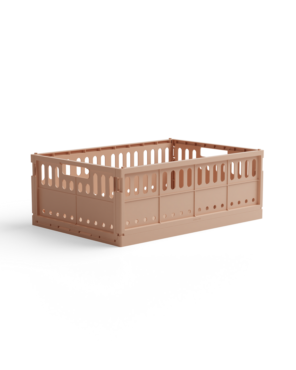 Blush Aufbewahrungsbox maxi aus recyceltem Plastik, faltbar und stapelbar, 48x33x17,5 cm