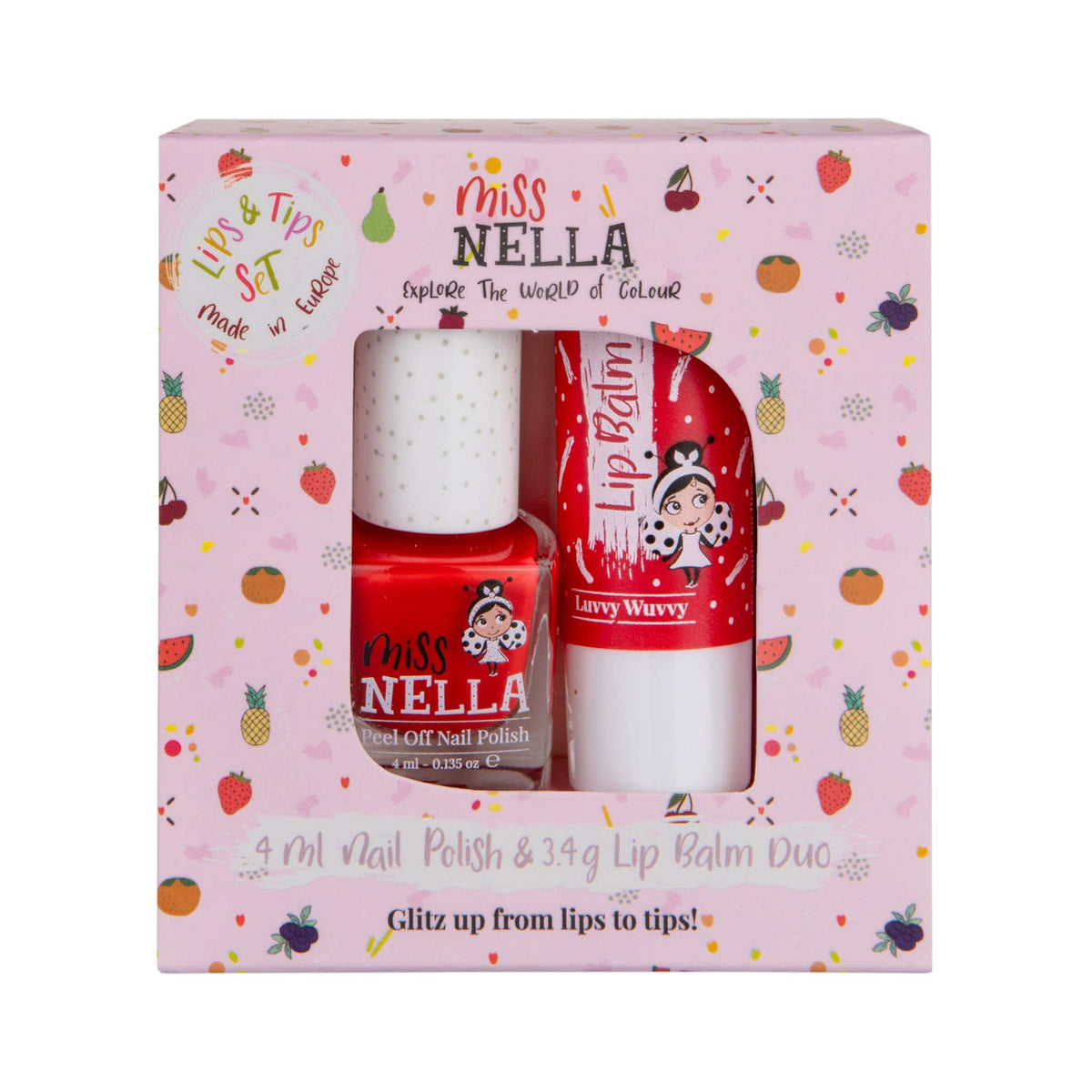 Geschenkset Nagellack & Lippenbalsam