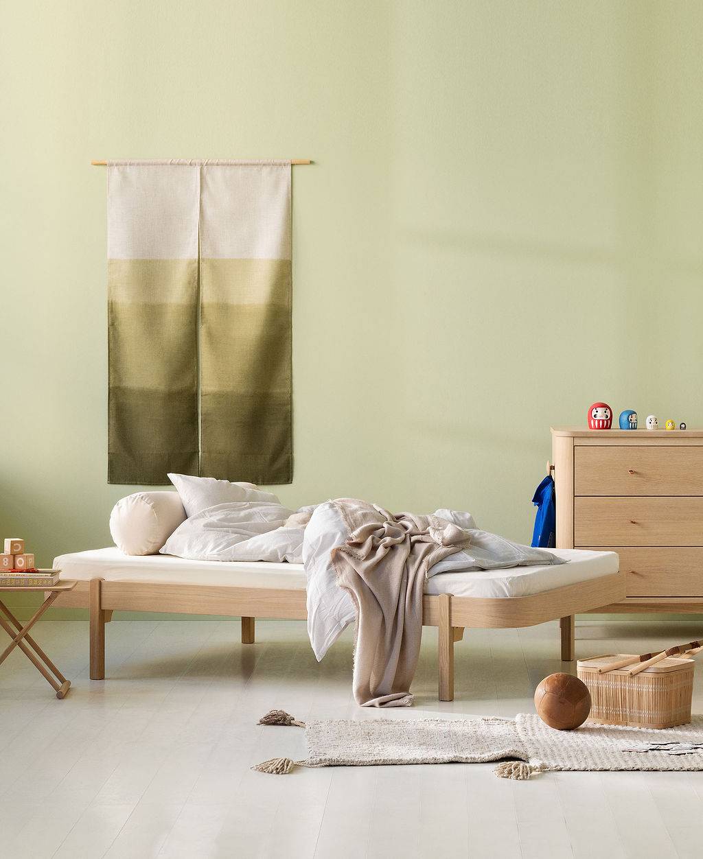 Wood Lounger Bett, Eiche