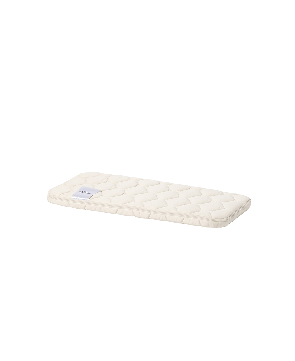 Matratze für Beistellbett 82 cm aus atmungsaktivem, Oeko-Tex-zertifiziertem Kaltschaum mit Bio-Baumwollbezug
