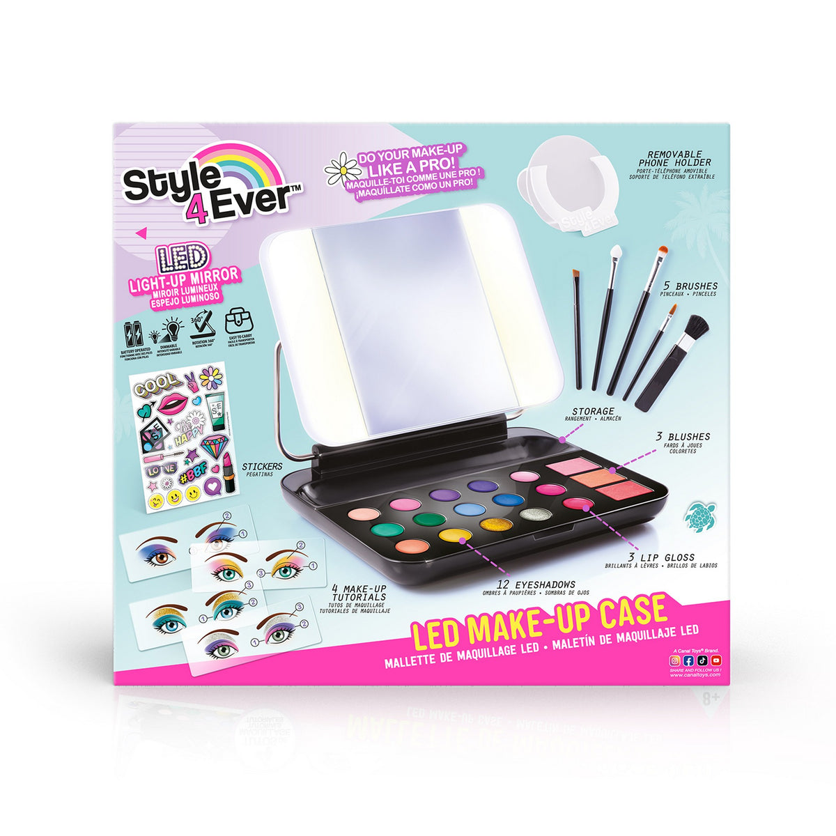 LED Make-Up Case