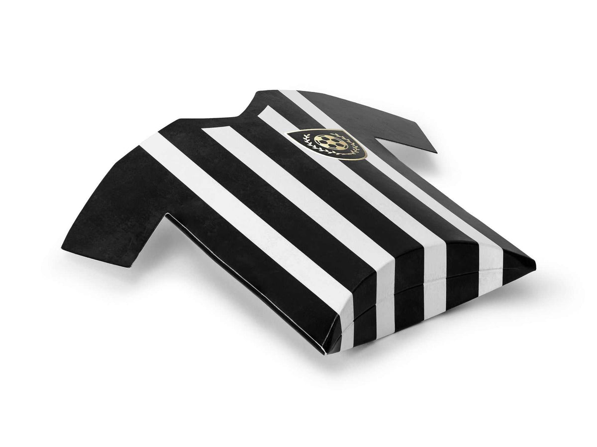 Schachteln Fußballtrikots PartyDeco 6 Stück 12x11x2,5 cm Fußball-Mottoparty Dekoration