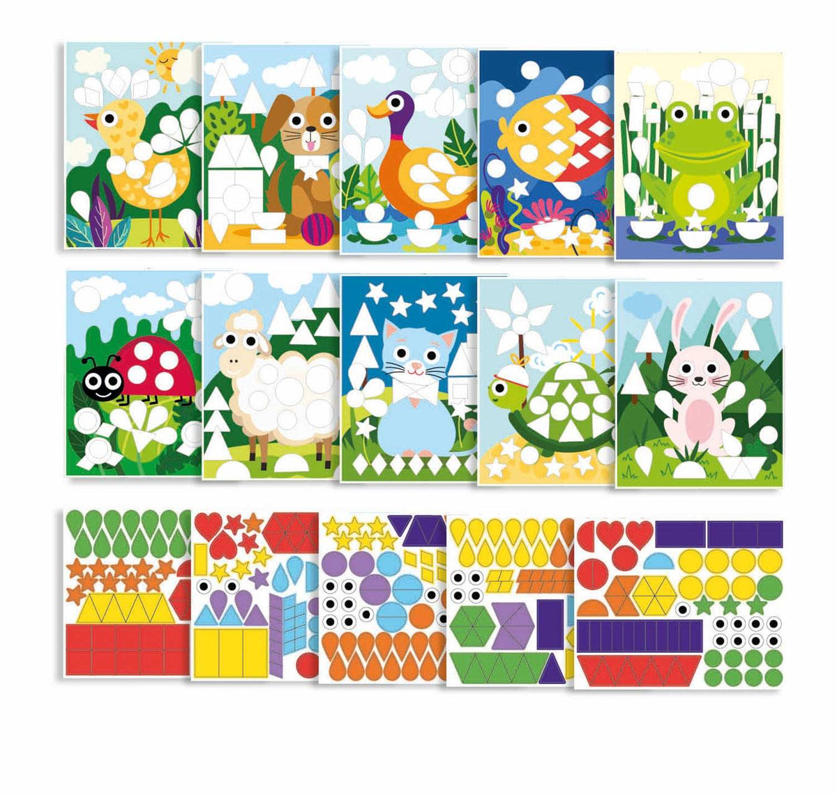 Sticker- Formen & Farben