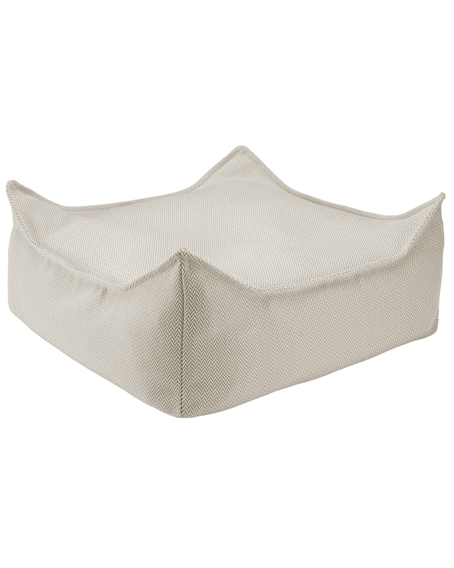 Wigiwama Outdoor-Sitzhocker quadratisch wetterfest wasserabweisend robust