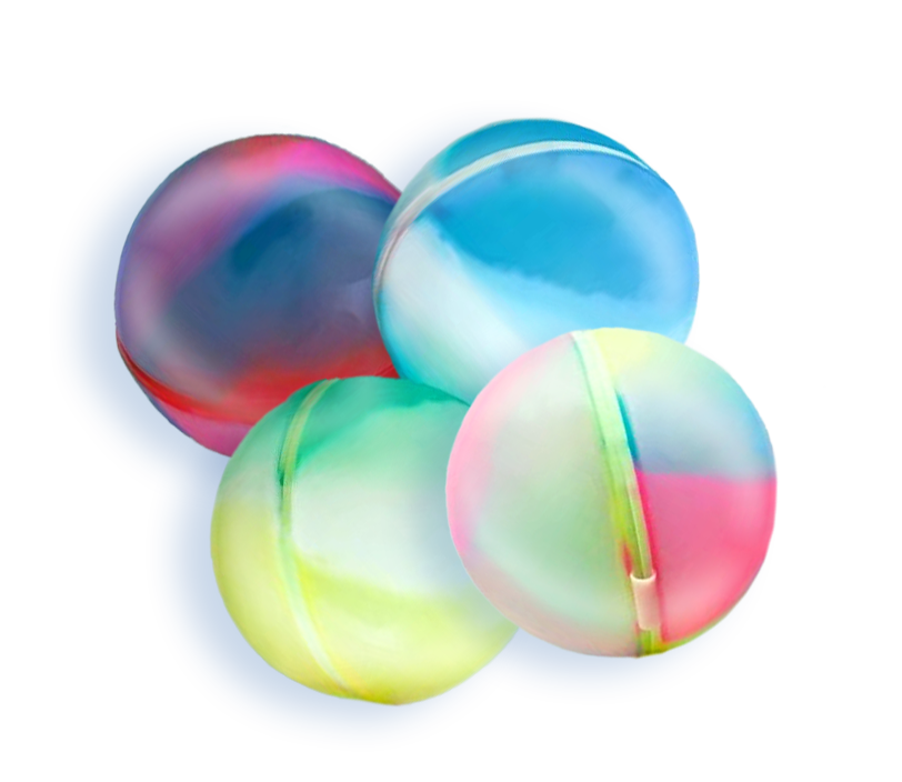 Aqua Fun Wasserbomben wiederverwendbare Wasserbomben für Sommer Wasserspaß Packung mit 3 Stück