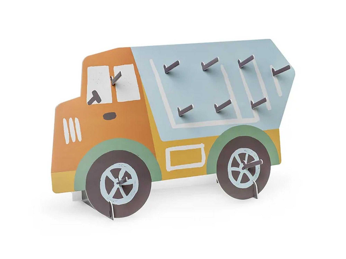Donut Ständer aus stabiler Pappe in Betonmischer-Design mit Platz für 10 Donuts