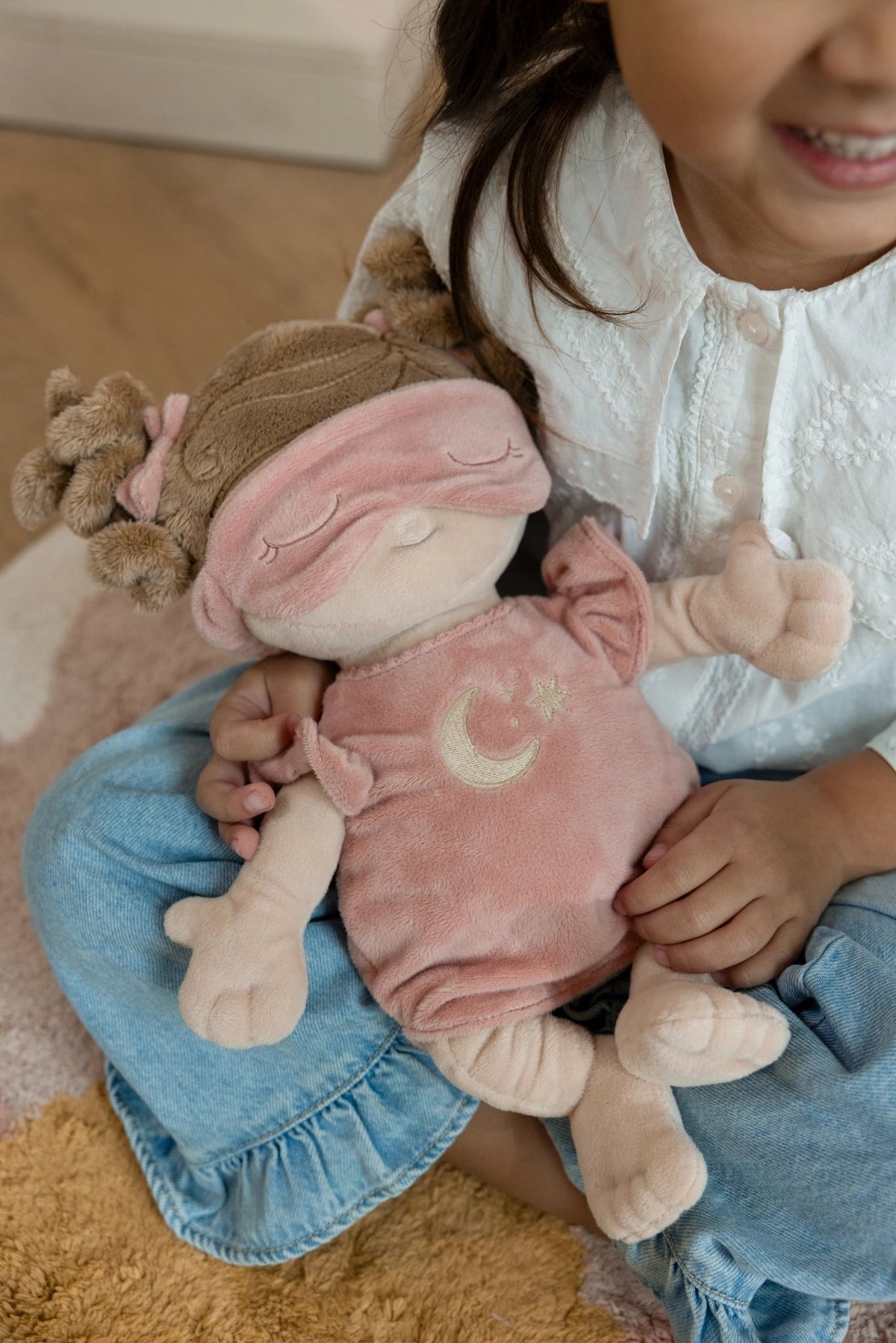 Kuschelpuppe Rosa