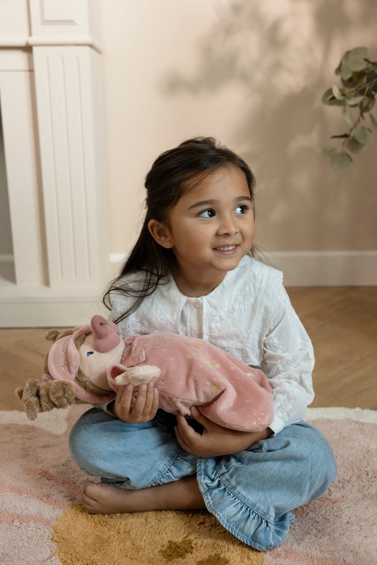 Kuschelpuppe Rosa