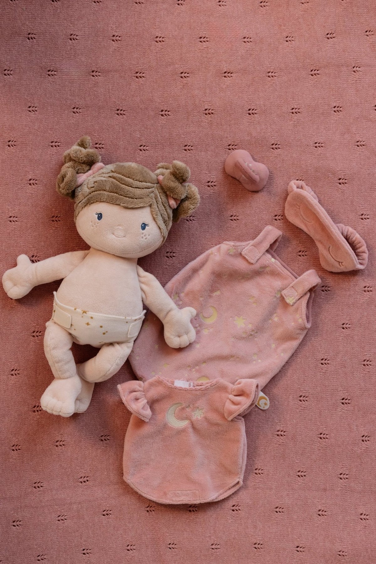 Kuschelpuppe Rosa