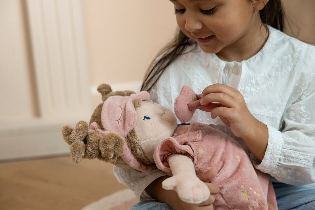 Kuschelpuppe Rosa