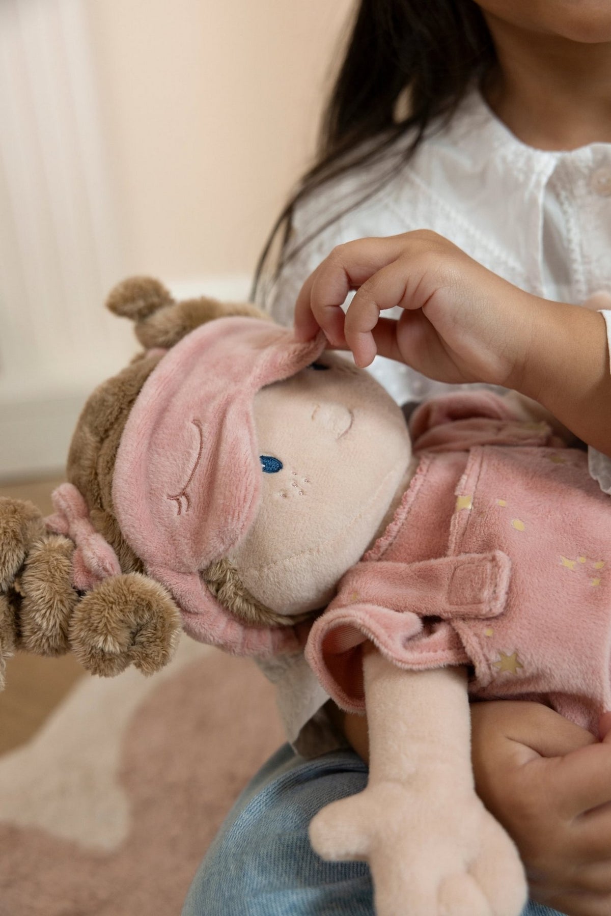 Kuschelpuppe Rosa