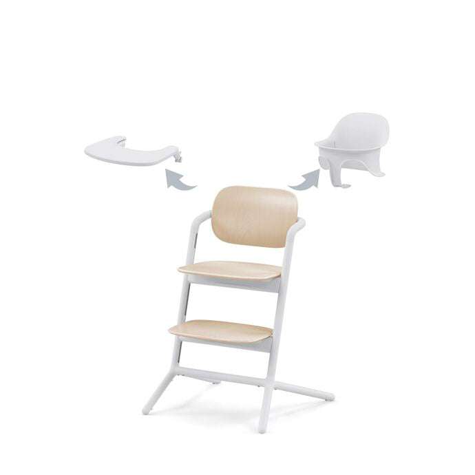 LEMO Hochstuhl 3-in-1-Set Sand White