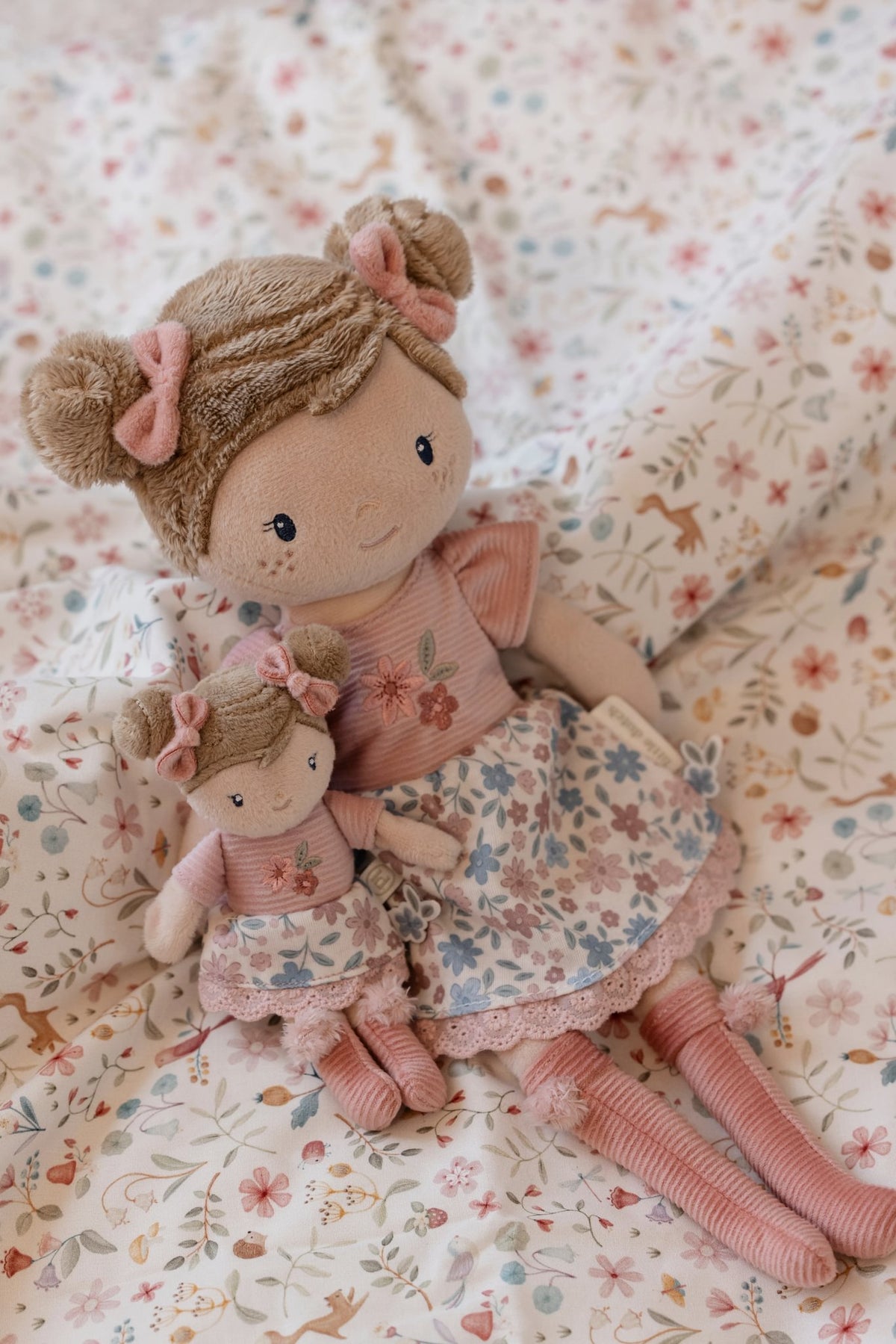 Mini Stoffpuppe Rosa - 10cm