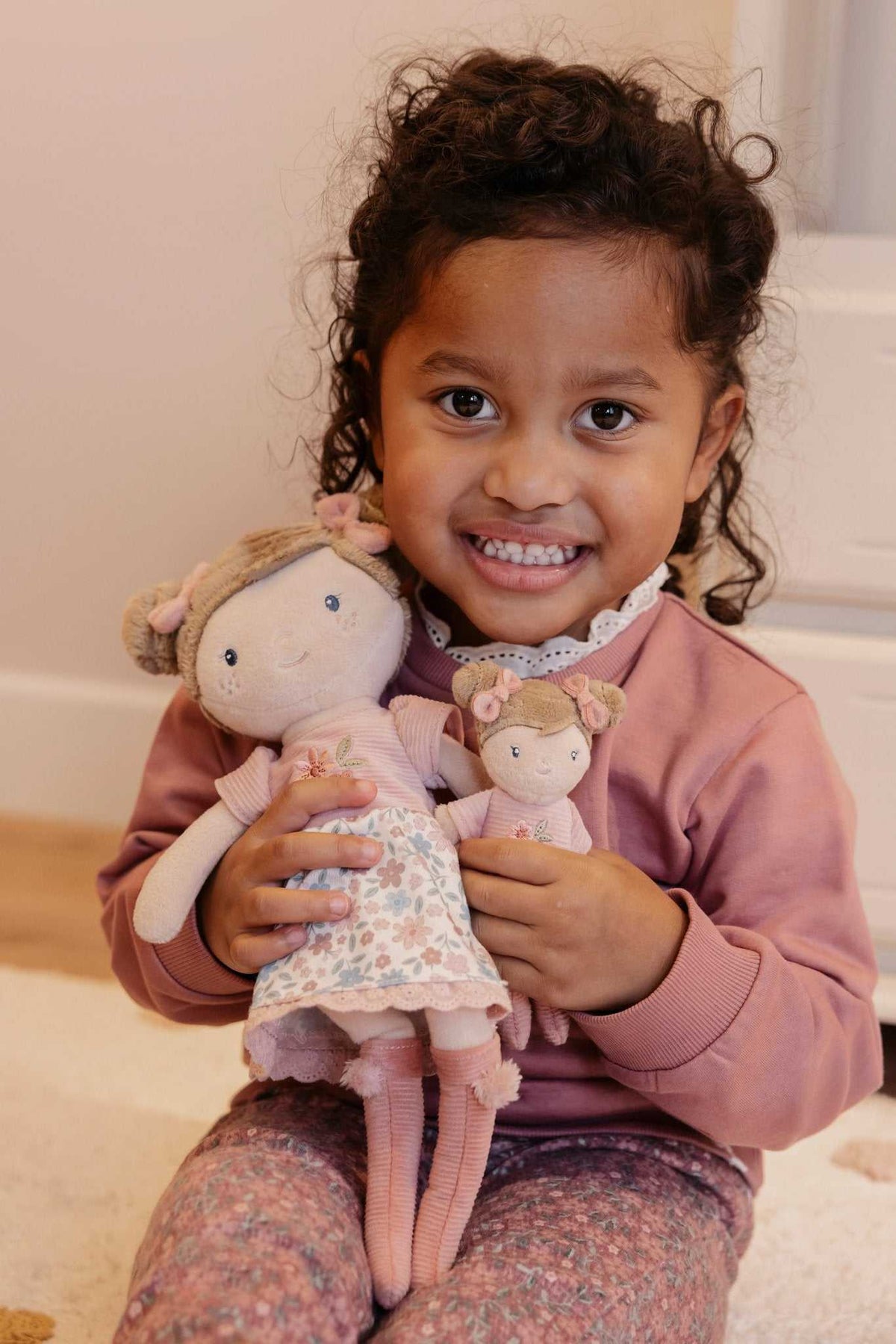 Kuschelpuppe Rosa