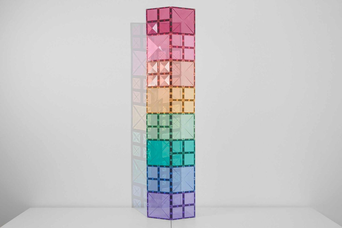 Magnetbausteine Pastell Square Pack 40 Teile