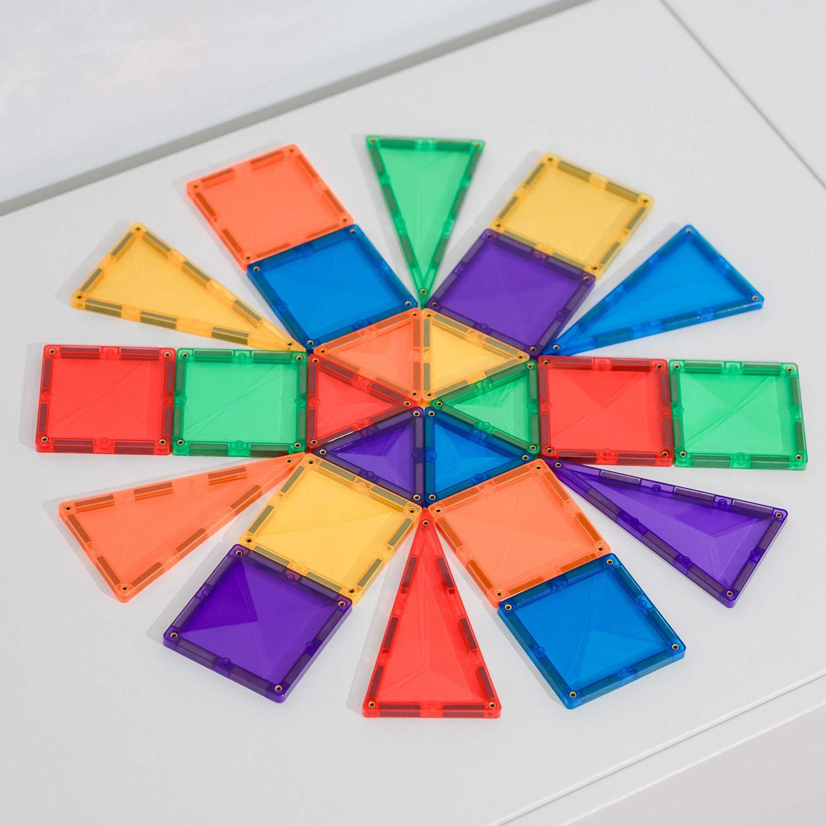 Magnetbausteine Regenbogen Mini Pack - 24 Teile