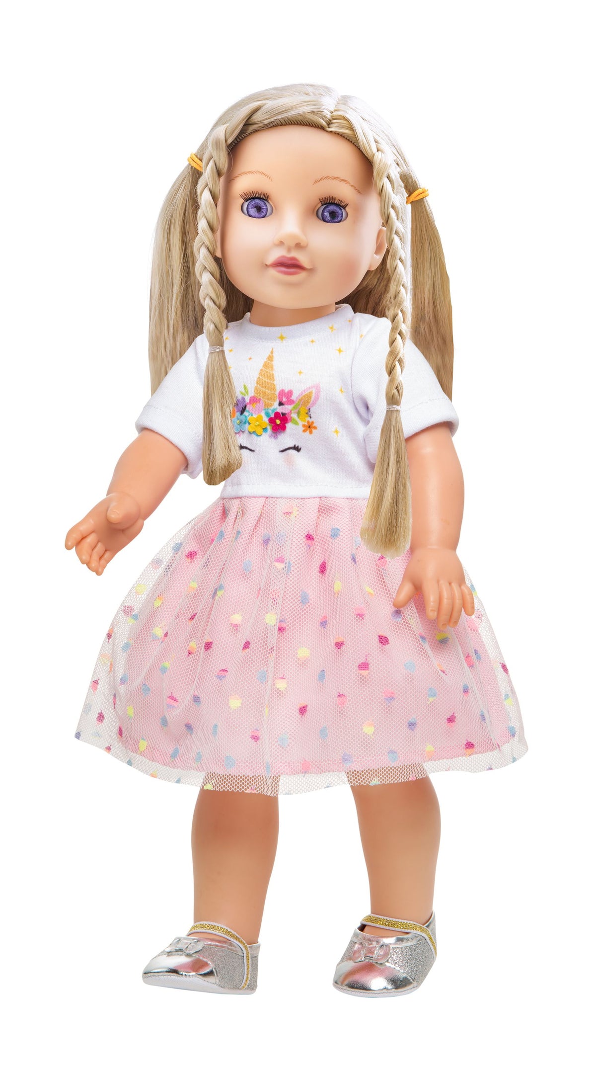 Puppenkleid "Einhorn" Hannah", Gr. 28-35 cm