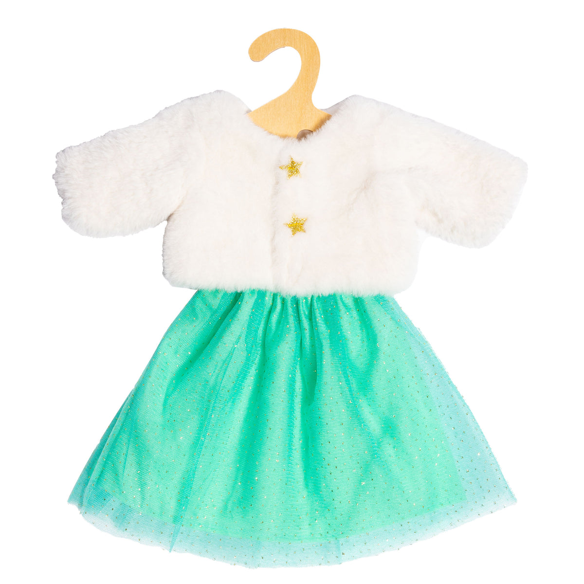 Puppen Plüschjacke "Yuki" mit Tüllrock 35-45 cm