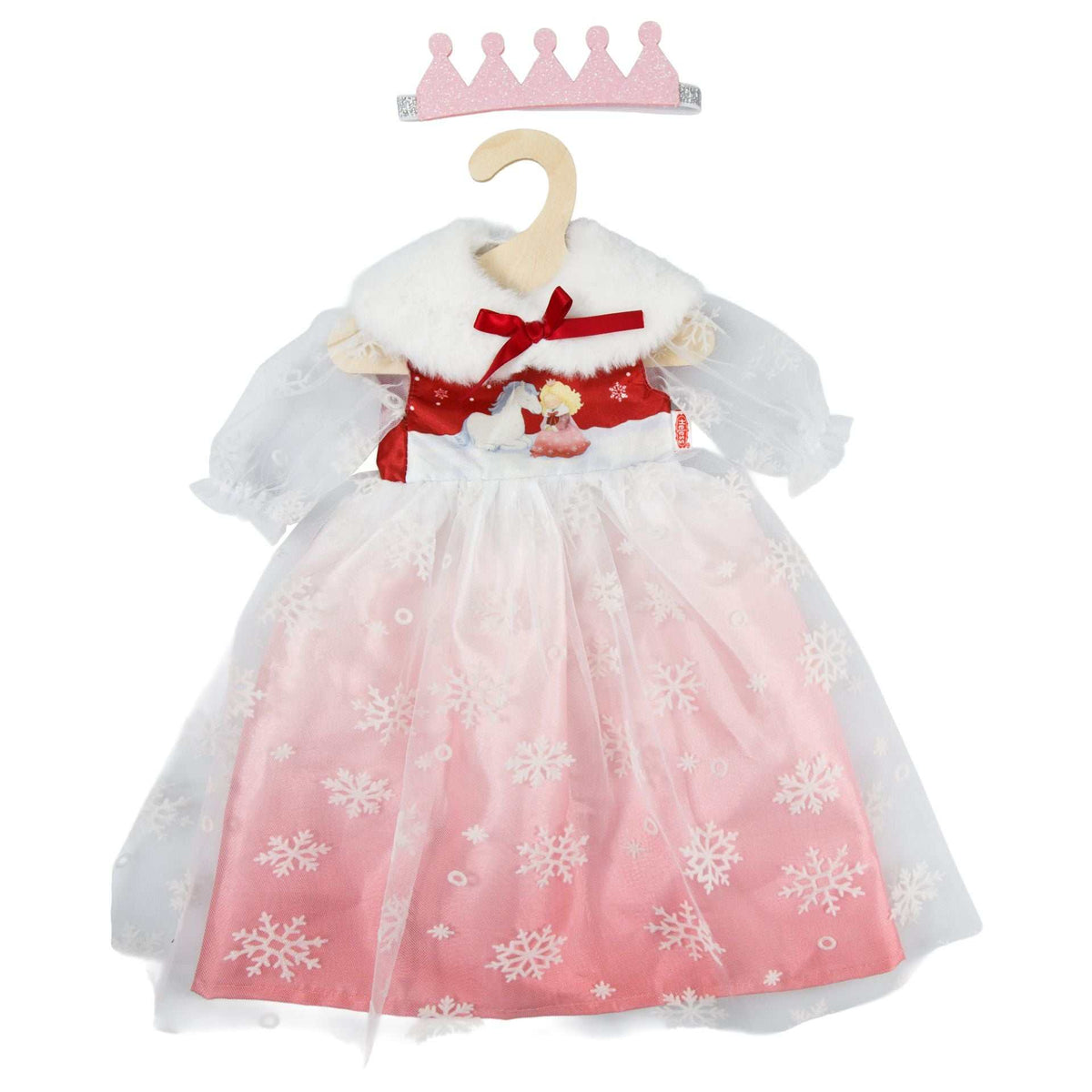 Puppenkleid "Winterprinzessin Lumi" Gr. 28-35 cm