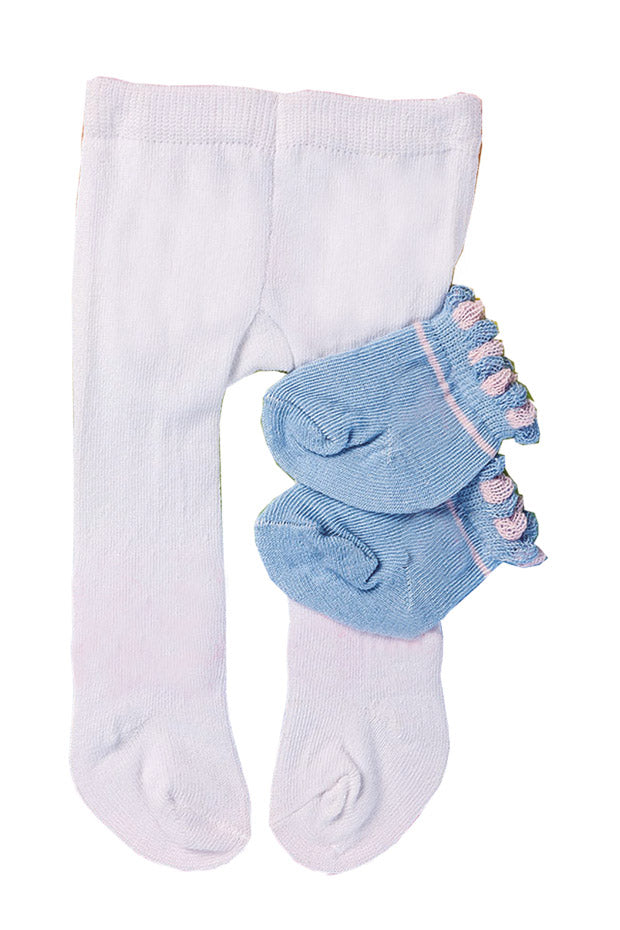 Strumpfhose mit Söckchen, Gr. 35-45 (1Stück)