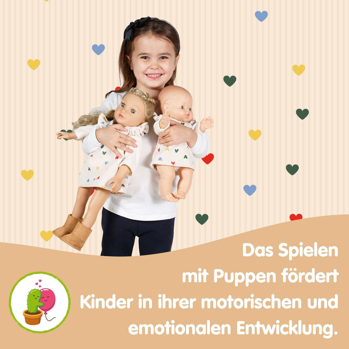 Puppen-Stiefel in Wildleder-Optik 30-34
