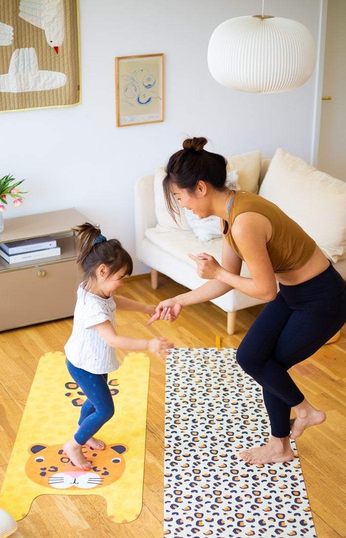 Kinder Yogamatte - Luka der Leopard