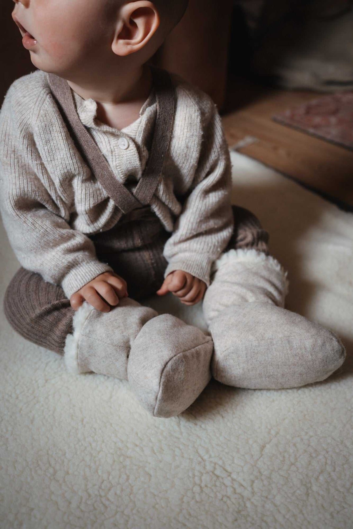 Baby Booties/ Anthrazit