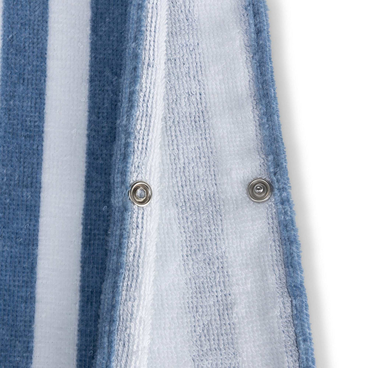 Poncho/ Blau gestreift