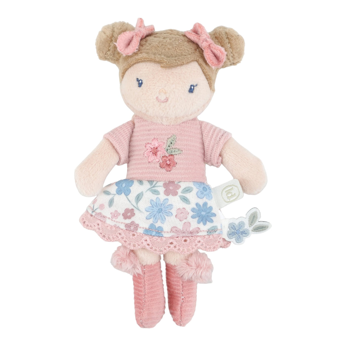 Mini Stoffpuppe Rosa - 10cm