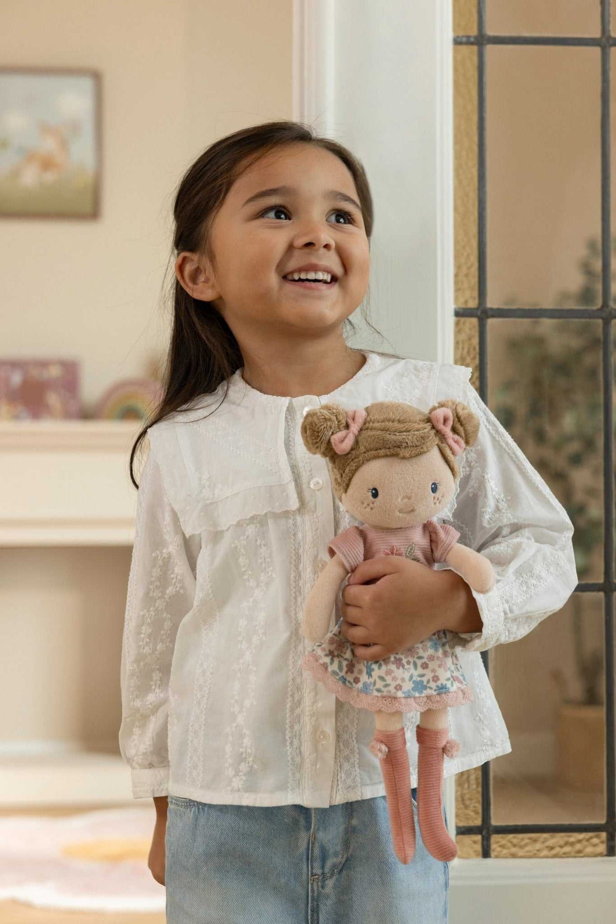 Kuschelpuppe Rosa
